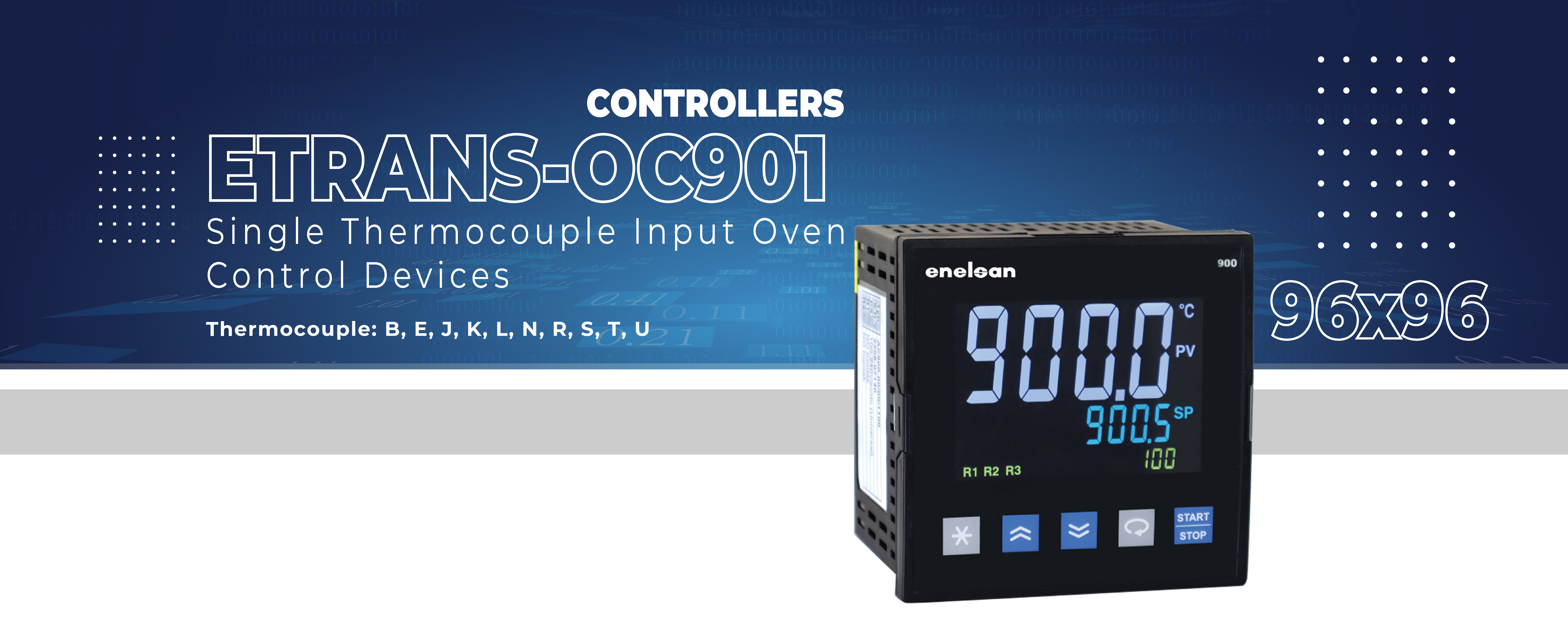 Etrans  - OC901  Single Thermocouple Input Oven Control Devices