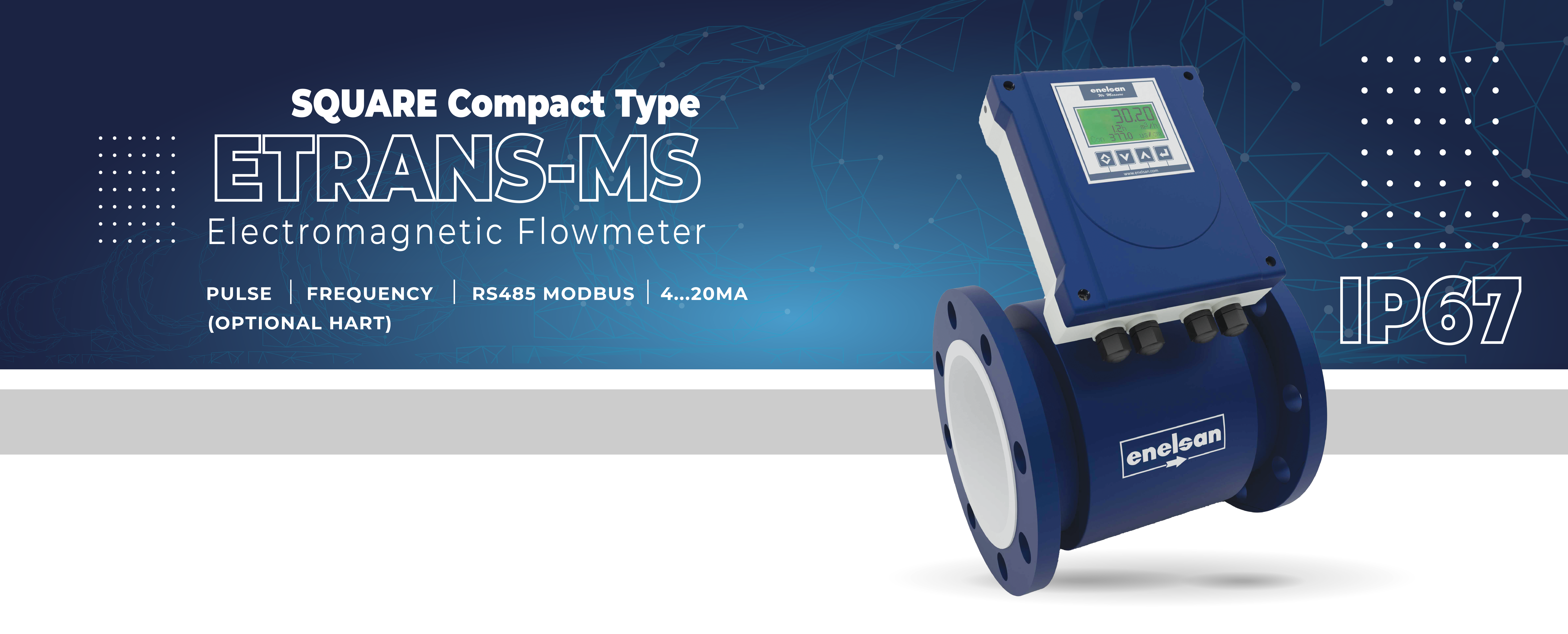 Etrans-MS SERIE Battery-powered EMF Square Compact