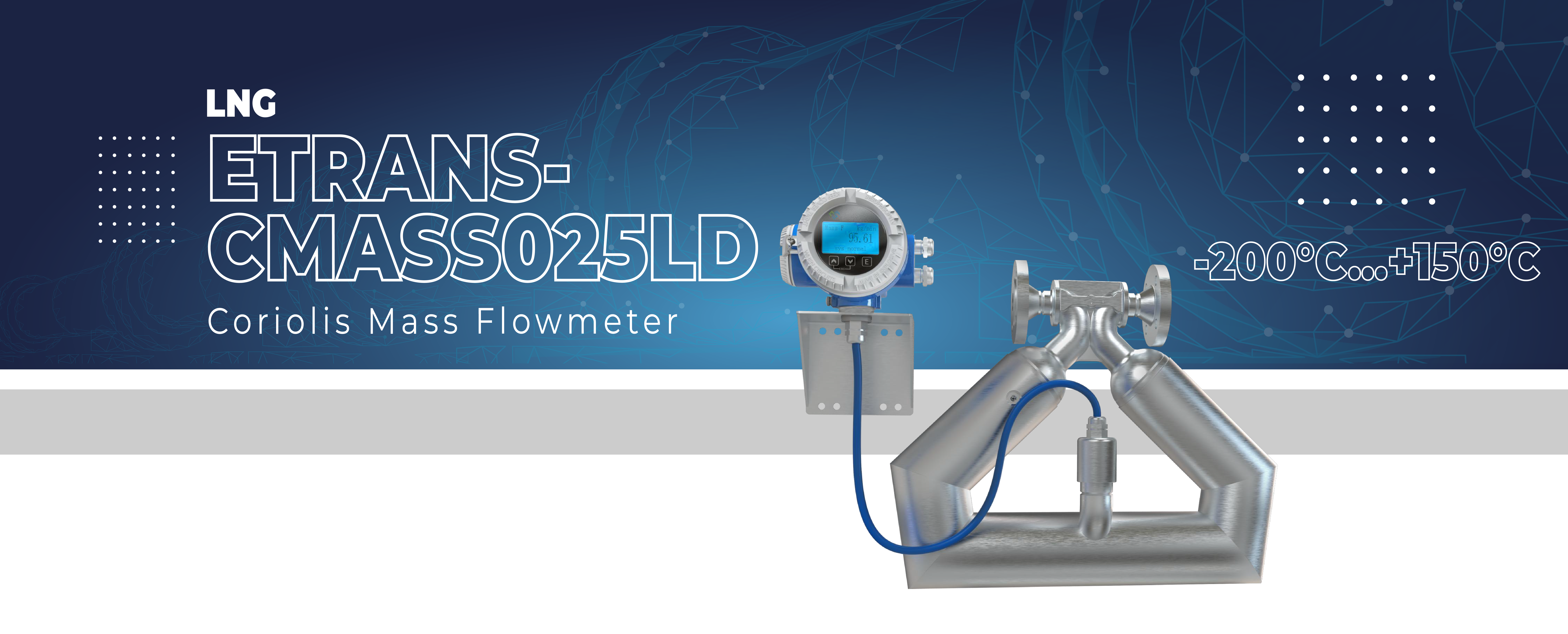 Etrans-CMASS025LD LNG Coriolis Mass Flowmeter