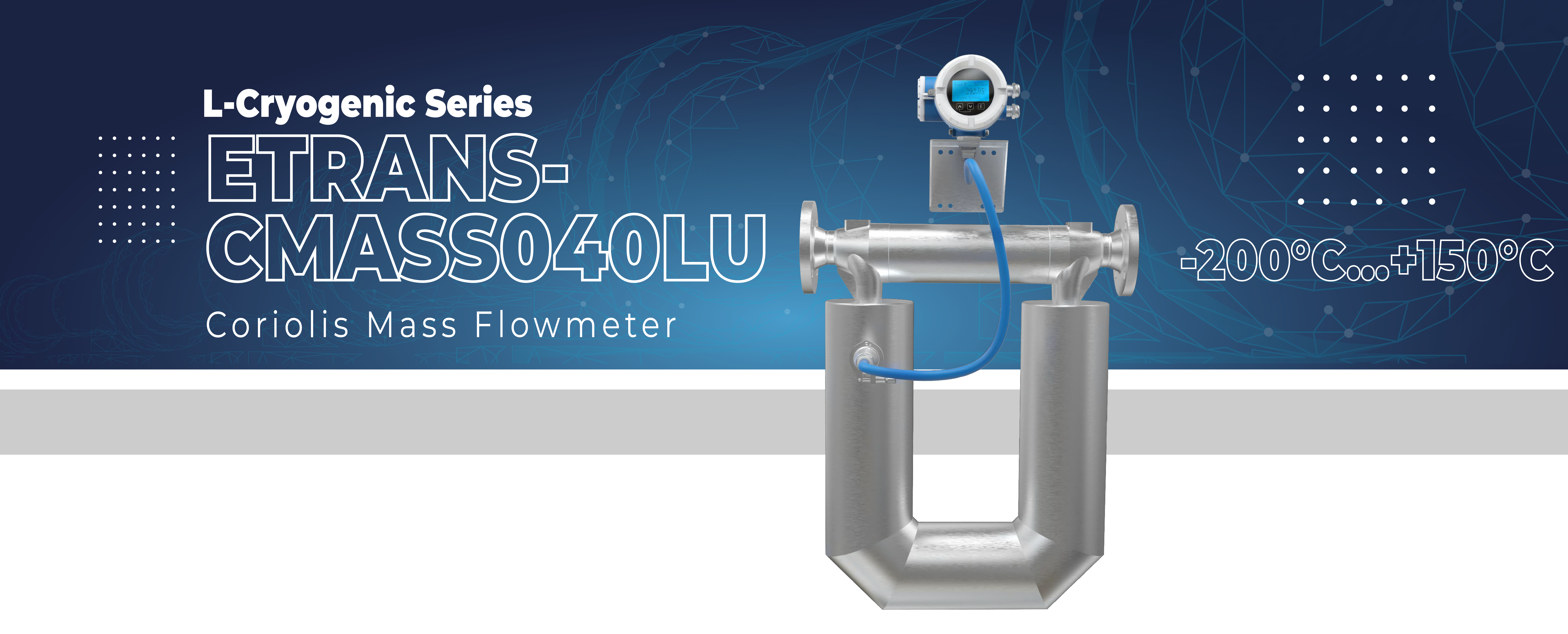 Etrans-CMASS040LU LNG Coriolis Mass flowmeter