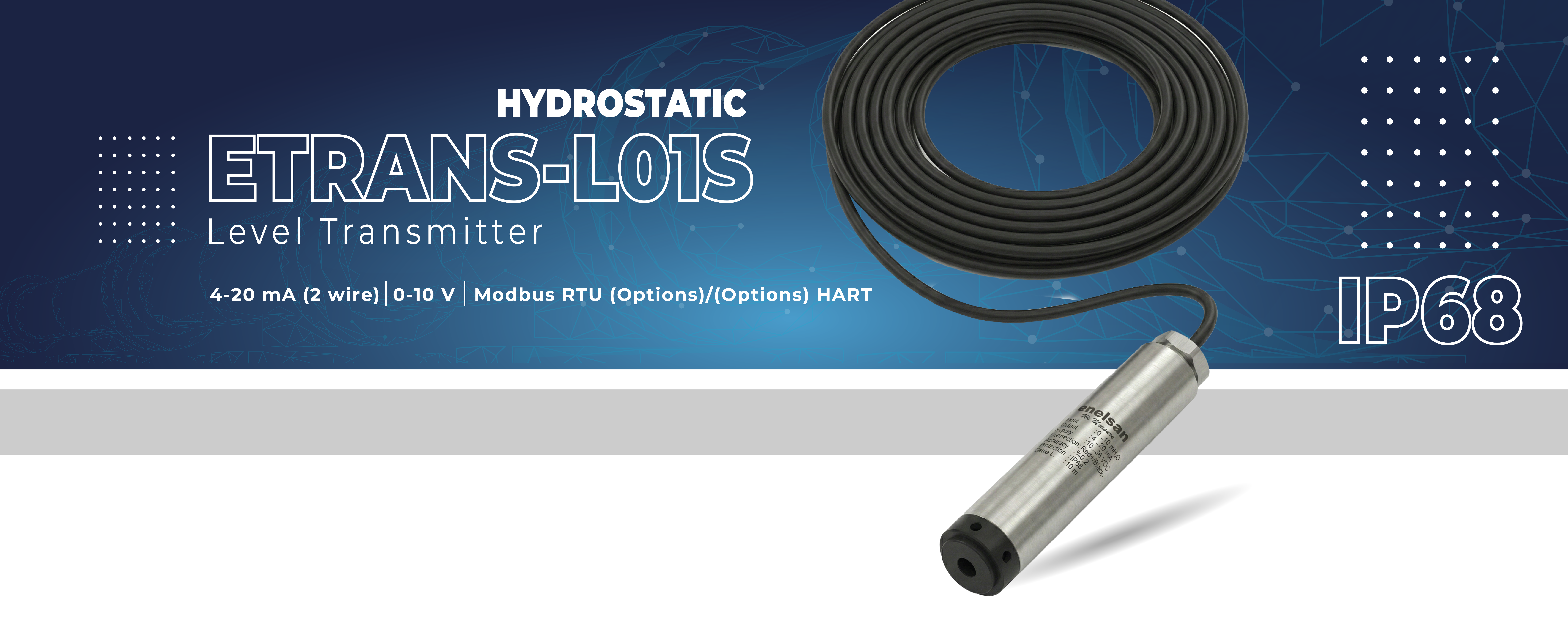 Etrans-L01S HYDROSTATIC LEVEL SENSOR