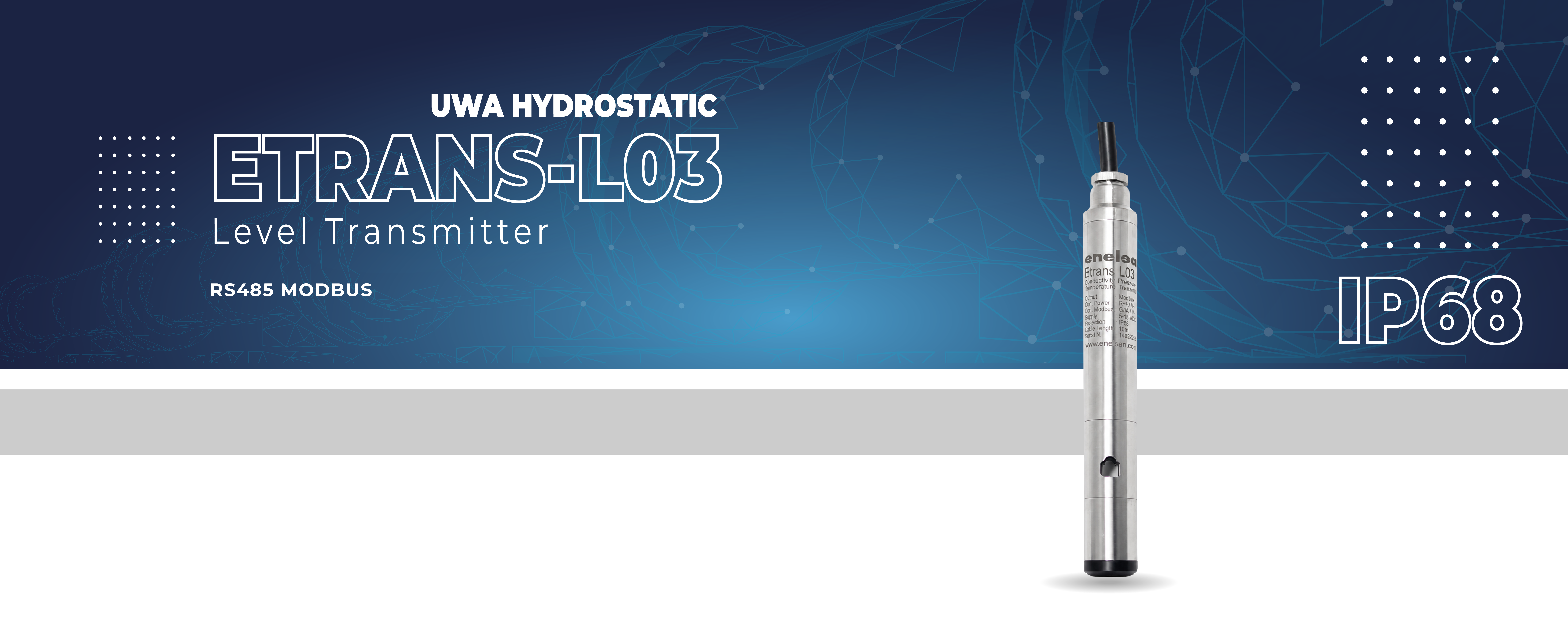 Etrans -UWA Hydrostatic Level Sensor