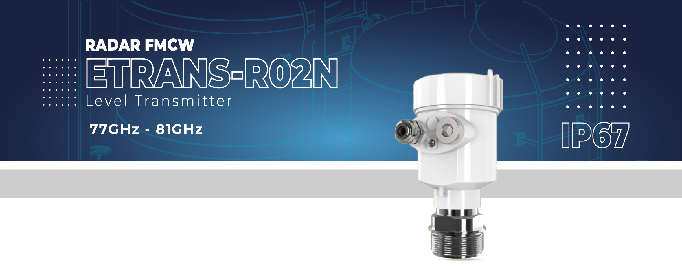 Etrans-R02N Series Radar level Transmitter