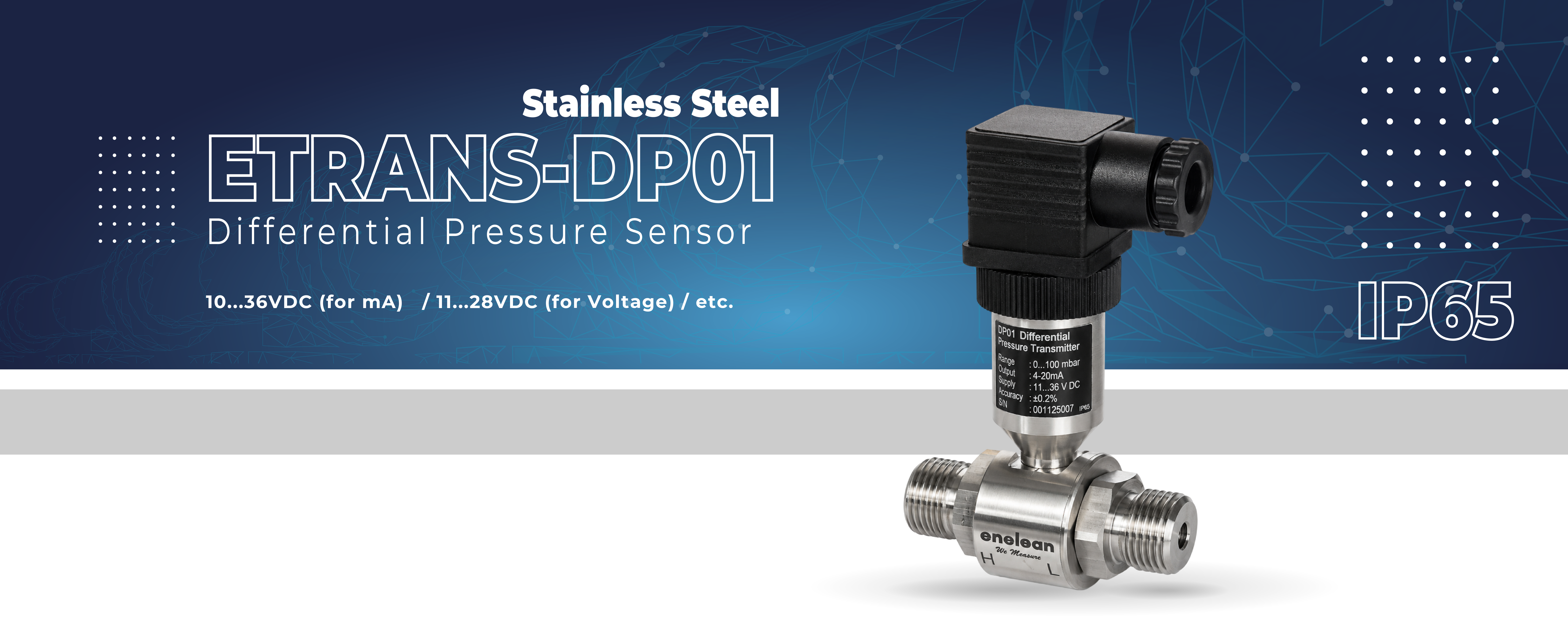 Etrans-DP01 Finger-Type Differential Pressure Transmitter