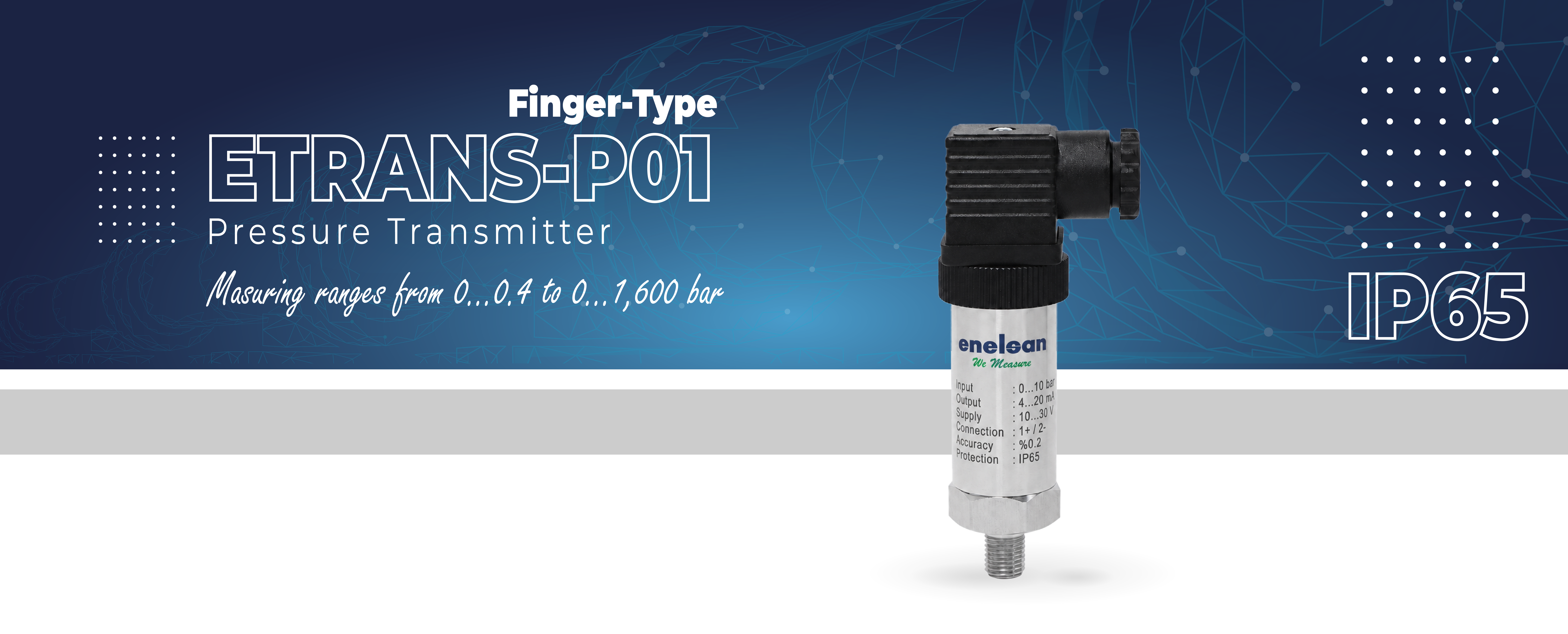 Etrans-P01 Finger-Type Pressure Transmitter