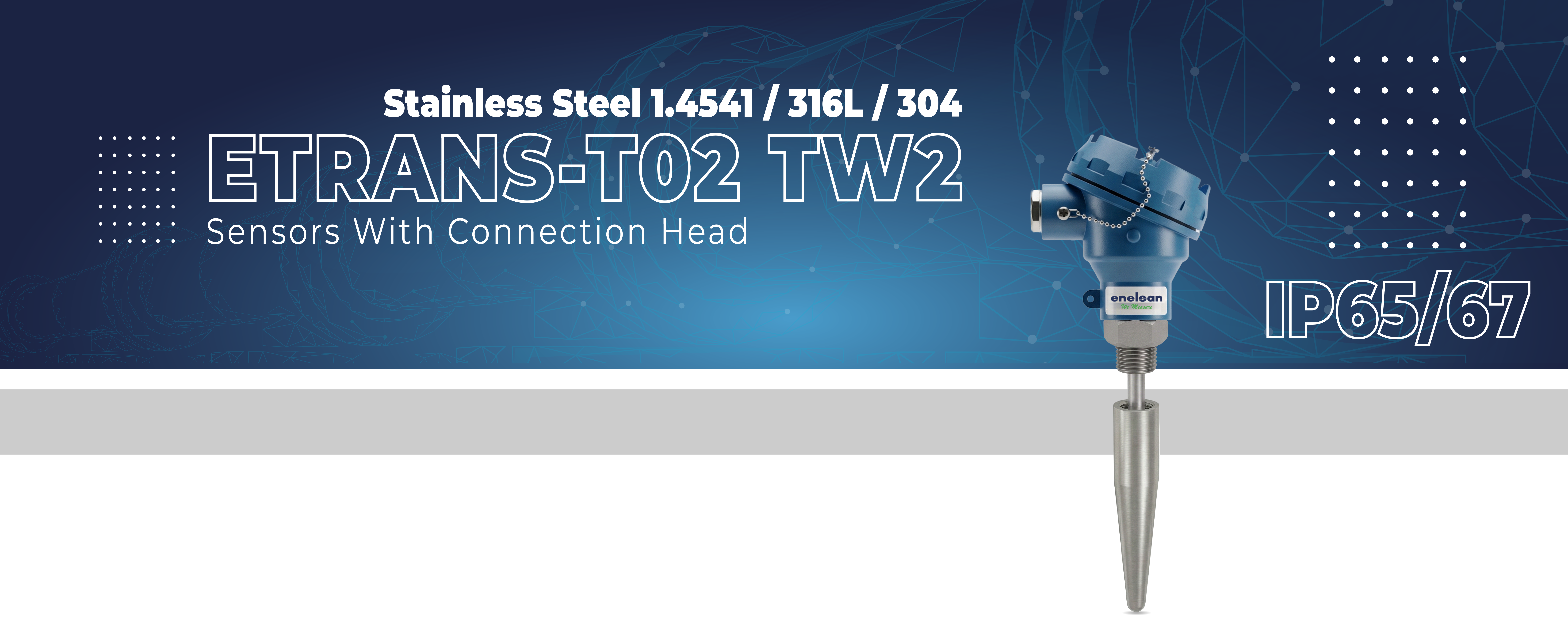 T02-TW2 Series Sensors With Connection Head