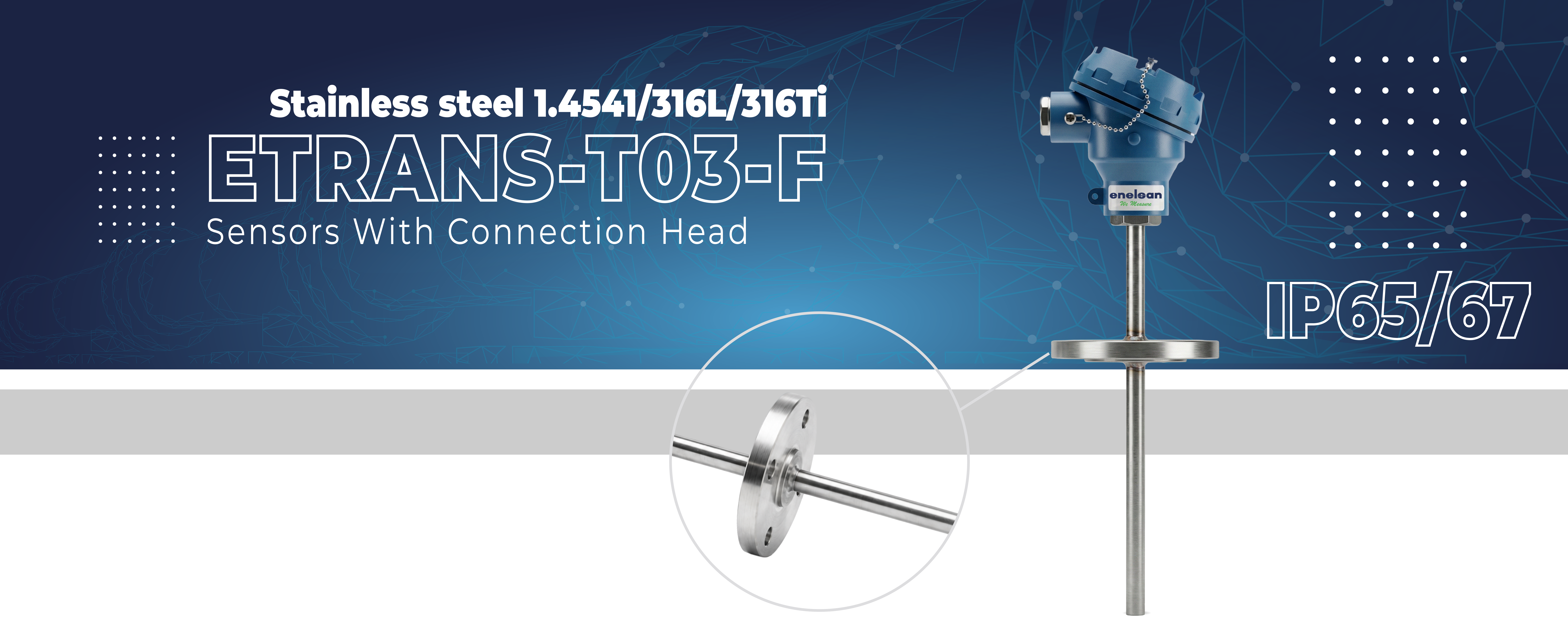 Etrans T03-F Series Sensors With Connection Head