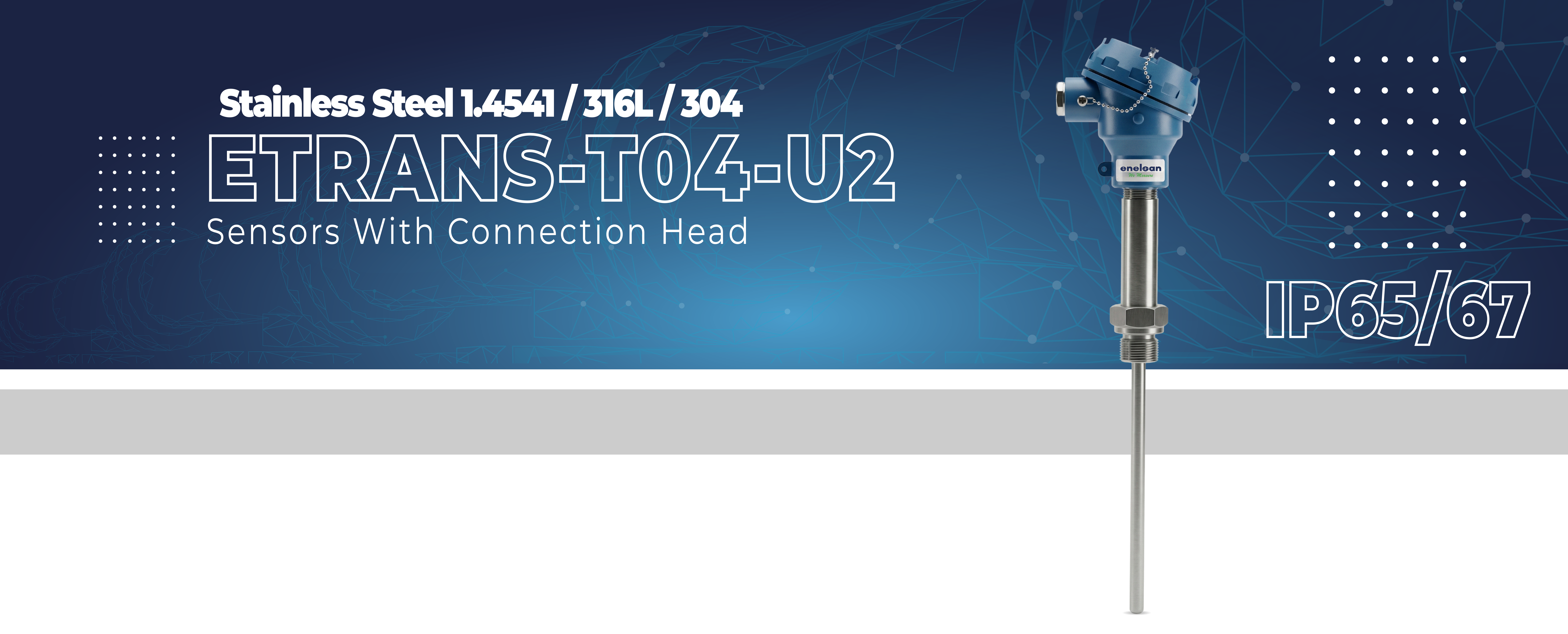 Etrans T04-U2 Series Sensors With Connection Head