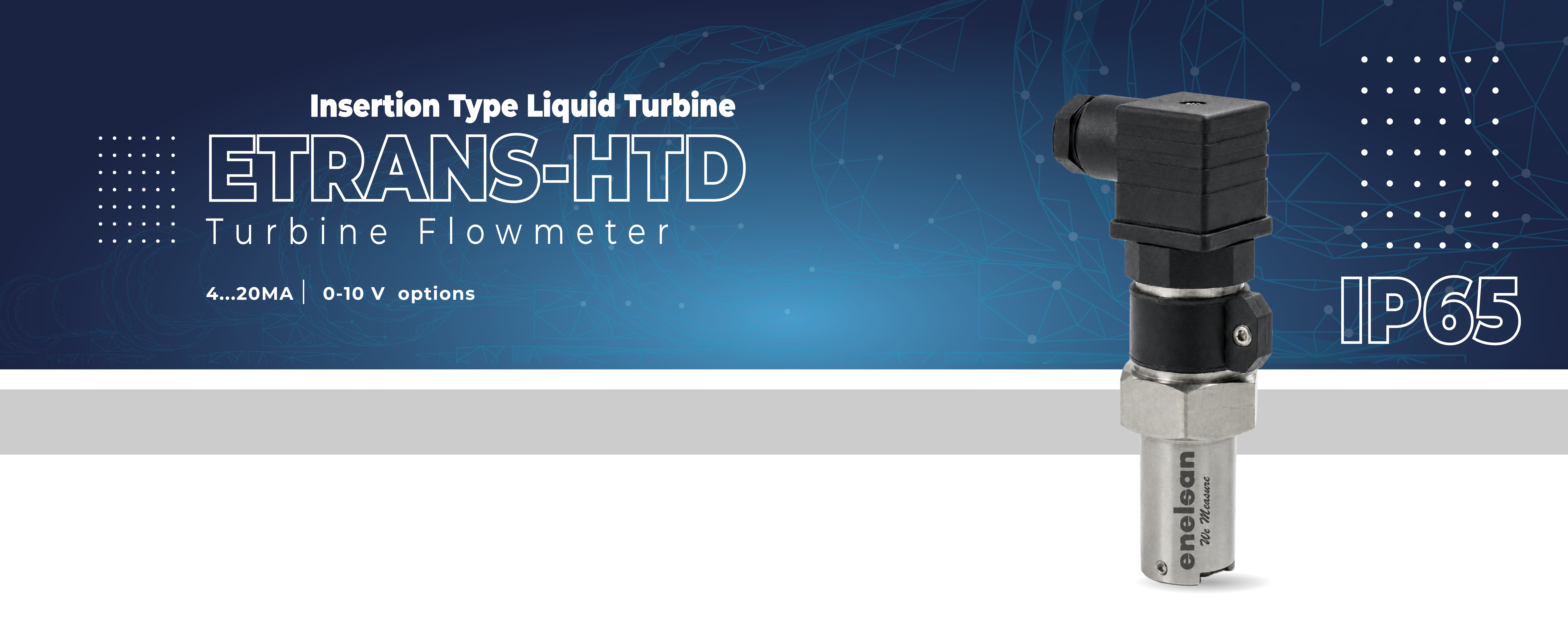 ETRANS-HTD Series Insertion Type Liquid Turbine Flow Meter