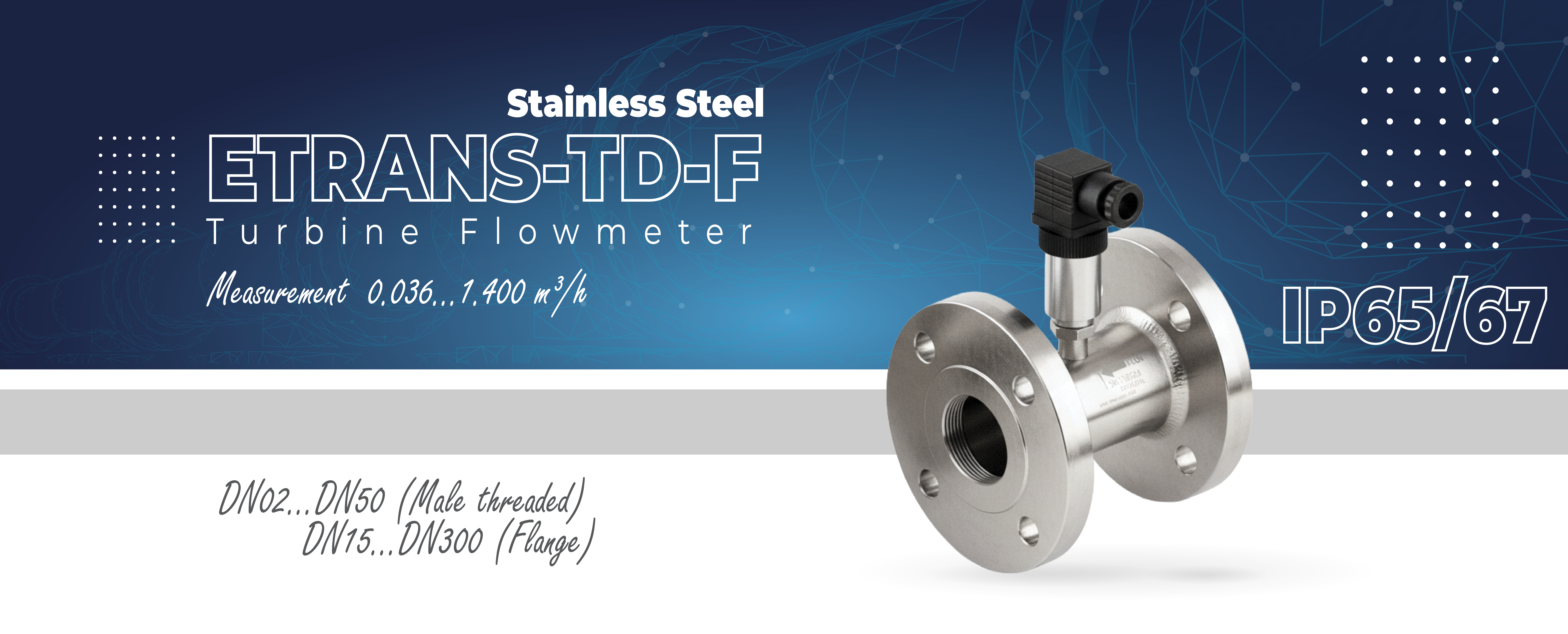 ETRANS-TD-F Series Turbine Flowmeter